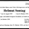 Sontag Helmut 1927-1993 Todesanzeige